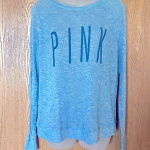 PINK Victoria Secret “s Long Sleeve light Weight Sweatshirt Size Small